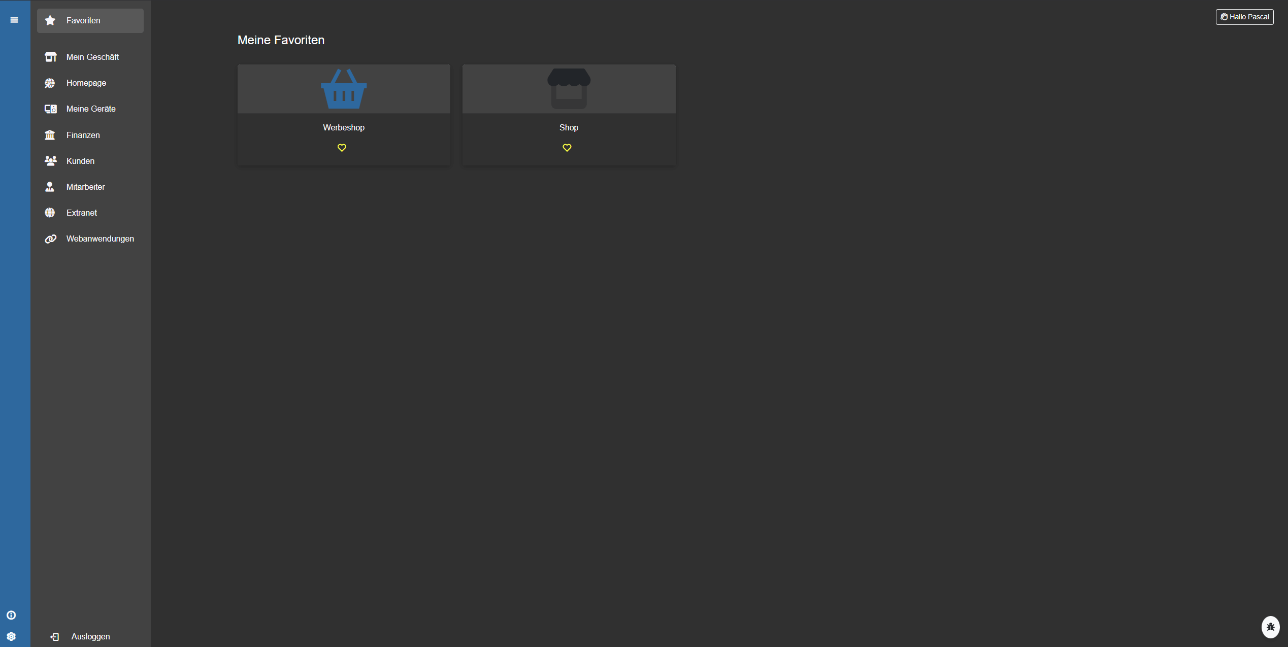 eazyCMS Dashboard