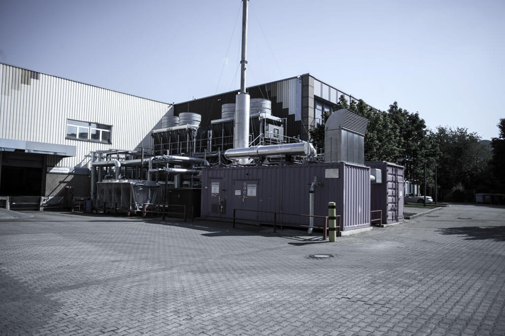 Technische Infrastruktur am myLoc-Rechenzentrumsstandort in Düsseldorf